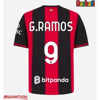 AC Milan Goncalo Ramos #9 Tricou Fotbal Replică 2026-27 Barbati Acasa